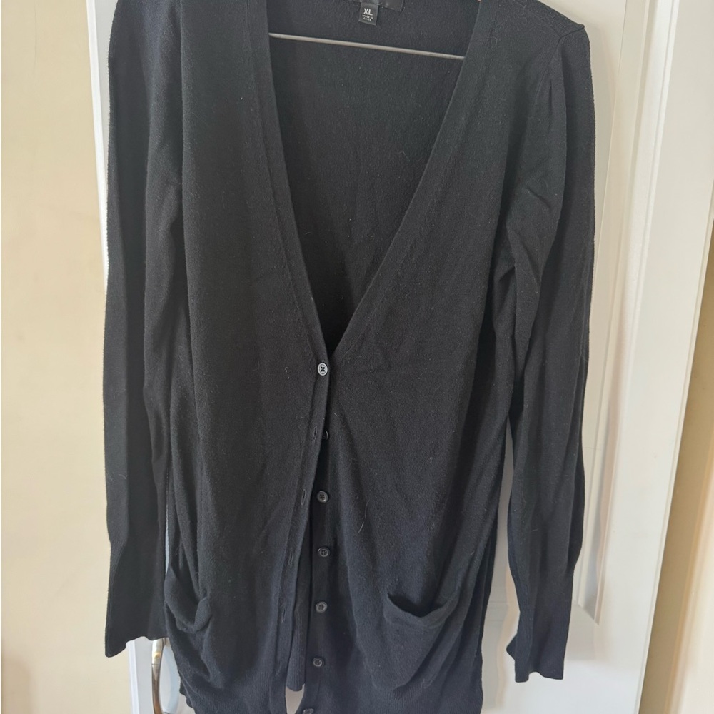 Mossimo Long Black Cardigan Sweater